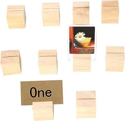 10 pièces porte cartes en bois numéros et cartes support de panneau de menu présentoir pour mariage. Besoin de produits discount ? DIAYTAR COTE D'IVOIRE  est là pour vous ! Parcourez notre large éventail de produits allant des articles de maison aux gadgets dernier cri, et réalisez des économies sur chaque achat. Alors n'attendez plus, faites confiance à notre expertise pour vous offrir le meilleur au prix le plus bas !