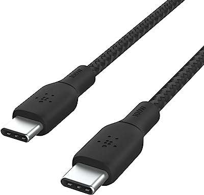 Câble d'alimentation à charge rapide usb c double tressé bilkin cab014bt2mbk. À la recherche de bons plans en ligne ? Ne cherchez pas plus loin que DIAYTAR COTE D'IVOIRE  ! Notre boutique généraliste vous propose une large gamme de produits discount, allant des articles pour la maison aux appareils électroménagers, en passant par l'informatique, la mode et les gadgets. Faites des économies tout en trouvant des produits de qualité, le tout en quelques clics seulement.