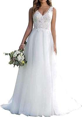Lrfdress robe de mariée pour femme col en v robe dentelle avec des appliques. Trouver des articles discount en ligne n'a jamais été aussi simple avec DIAYTAR COTE D'IVOIRE . Parcourez notre boutique en ligne pour découvrir une sélection variée de produits, des indispensables de la maison aux gadgets innovants. Avec des prix compétitifs et des réductions attractives, vous pouvez acheter en toute confiance chez nous.