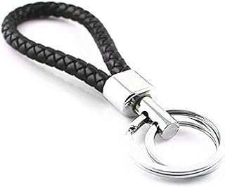 Porte clés de voiture en cuir tressé avec anneau. DIAYTAR COTE D'IVOIRE  est votre guichet unique pour des produits discount de premier ordre. Parcourez notre catalogue en ligne et découvrez notre sélection soigneusement choisie d'articles pour la maison, l'électroménager, l'informatique et la mode, tous disponibles à des prix abordables. Vous ne trouverez pas de meilleurs deals ailleurs !