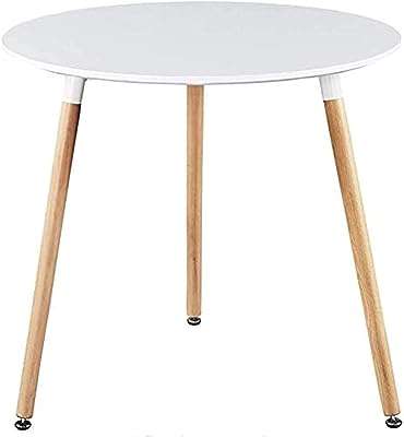Table ronde moderne de cuisine et de salle à manger blanc. Ne dépensez pas plus que nécessaire - choisissez DIAYTAR COTE D'IVOIRE  pour vos achats en ligne. Parcourez notre vaste sélection d'articles discount, allant des produits pour la maison à l'électroménager, en passant par l'informatique, la mode et les gadgets, et profitez de remises exceptionnelles. Avec des prix aussi attractifs, vous pourrez économiser tout en vous offrant des produits de qualité.