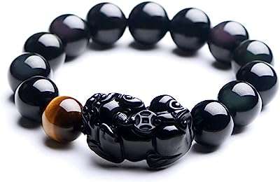 Bracelet en obsidienne noire bracelet de richesse noire feng shui pour femmes et hommes. Profitez de rabais incroyables sur DIAYTAR COTE D'IVOIRE  et économisez sur tous vos achats! Que vous cherchiez des équipements high-tech, des produits de beauté, des articles pour animaux de compagnie ou même des meubles pour la maison, notre boutique en ligne généraliste vous propose les meilleurs prix du marché.