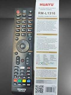 ́́ tv huayo rm l1316 pour universelle led lcd. Besoin de produits discount en un seul endroit ? DIAYTAR COTE D'IVOIRE  est là pour vous ! Explorez notre boutique généraliste et découvrez une multitude d'articles à prix réduit, couvrant tous vos besoins, de l'électroménager à la mode en passant par l'informatique. Naviguez en toute simplicité et trouvez les meilleures affaires en ligne chez DIAYTAR COTE D'IVOIRE  !