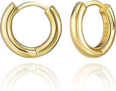 Boucles d'oreilles huggie pour femmes | plaquées or 14 carats avec base en argent. Bienvenue chez DIAYTAR COTE D'IVOIRE, votre destination en ligne pour des produits discount à prix imbattables ! Que vous ayez besoin d'électroménager, d'articles pour la maison, de gadgets high-tech, de vêtements à la mode ou d'accessoires informatiques, nous avons tout ce qu'il vous faut. Faites des économies tout en profitant de la meilleure qualité grâce à notre large gamme de produits.