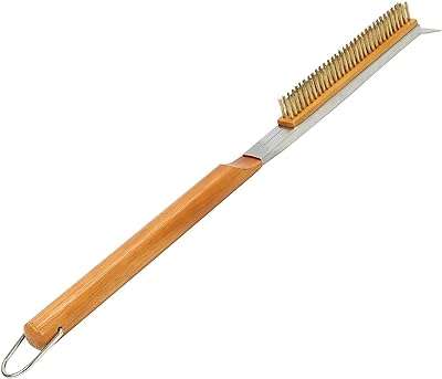 Brosse de nettoyage pour four à pizza primivi manche en bois amovible avec brosse. DIAYTAR COTE D'IVOIRE  - votre source de bons plans pour tous vos besoins en matière de produits discount. Avec une gamme variée de linge de maison, d'appareils électroménagers, d'articles informatiques et bien plus encore, nous sommes votre guichet unique pour des économies substantielles. Faites vos achats en ligne en toute confiance et profitez des meilleurs prix sur le marché.