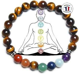 Bracelet pierres naturelles 7 chakras | livre gratuit fait main bijoux homme toutes les pierres. DIAYTAR COTE D'IVOIRE  - Votre guichet unique pour des achats discount en ligne. Découvrez notre catalogue diversifié regorgeant de produits pour la maison, l'électroménager, l'informatique, la mode et les gadgets, le tout à des prix avantageux. Naviguez facilement sur notre site convivial et trouvez les meilleures offres pour vos besoins du quotidien.