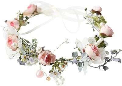 Couronne de fleurs custowave bandeau réglable couronne de cheveux boho avec ruban pour femmes et filles. DIAYTAR COTE D'IVOIRE, votre adresse incontournable pour des produits discount à portée de clic. Faites des économies sur vos achats en explorant notre large gamme d'articles variés, allant des produits de la maison aux gadgets dernier cri, sans oublier les équipements informatiques et les articles à la mode.