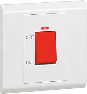 Interrupteur bipolaire belanco legrand 617076 45a 250v avec indicateur d'alimentation (blanc). Faites des économies en un clic avec DIAYTAR COTE D'IVOIRE  - votre guichet unique pour tous vos besoins en produits discount. Explorez notre sélection diversifiée, allant de l'informatique à l'électroménager, et obtenez les articles dont vous avez besoin sans vous ruiner.