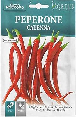 Graines de piment hortos de haute qualité (pipeperone cayenne) (fabriquées en italie) par cimenti. DIAYTAR COTE D'IVOIRE  est l'adresse incontournable pour tous ceux qui cherchent des produits discount en ligne. Parcourez notre site et trouvez des offres imbattables sur une grande variété de produits, des articles pour la maison aux produits high-tech en passant par les dernières tendances mode et les gadgets les plus recherchés.