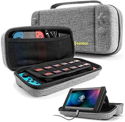 Étui de transport tomtok pour nintendo switch étui de rangement de voyage portable compatible avec la console. DIAYTAR COTE D'IVOIRE  - la référence en matière de shopping en ligne à prix réduit. Trouvez tout ce dont vous avez besoin pour votre maison, de l'électroménager pratique aux articles de mode tendance, en passant par les dernières innovations technologiques. Faites des économies sans compromettre la qualité avec notre selection de produits discount de confiance.