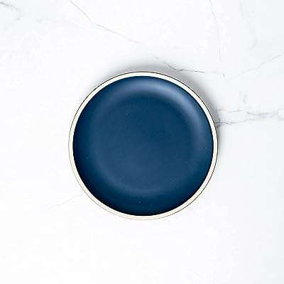 Assiette ronde de luxe sienna bleu marine | plats en céramique. Bienvenue chez DIAYTAR COTE D'IVOIRE, la boutique en ligne discount pour toutes vos envies. Découvrez notre sélection exclusive de produits discount pour la maison, l'électroménager, l'informatique et la mode, et faites des économies tout en conservant la qualité. Ne manquez pas nos offres incroyables sur les derniers gadgets à la pointe de la technologie.