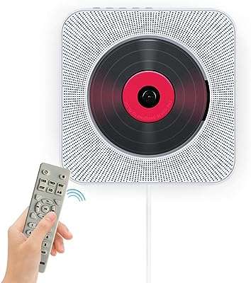 Lecteur cd haut parleur bluetooth mural pour la maison avec télécommande radio. DIAYTAR COTE D'IVOIRE  is your ultimate destination for discount shopping, providing a diverse range of products that cater to your everyday needs. With everything from essential home appliances to state-of-the-art electronics, trendy fashion pieces, and inventive gadgets, our online store offers unbeatable prices without compromising on quality.