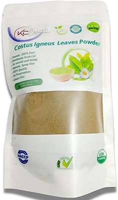 Poudre de feuilles de costus biologique pure (custus aegynus) 100 % naturelle sans ogm et conservateurs. DIAYTAR COTE D'IVOIRE, la boutique en ligne qui rend l'achat discount facile et accessible à tous ! Parcourez notre catalogue varié qui regorge de produits discount pour la maison, l'électroménager, l'informatique ou encore la mode. Avec nous, vous profiterez de tarifs avantageux sans compromis sur la qualité, le tout, depuis le confort de votre foyer.