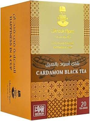 Thé noir classique ukrouk ajam (20 sachets de thé). Découvrez DIAYTAR COTE D'IVOIRE, votre boutique en ligne où vous pouvez économiser gros sur une large gamme de produits. Trouvez tout ce dont vous avez besoin pour votre maison, de l'électroménager à l'informatique, et restez à la mode avec nos vêtements et gadgets discount. N'attendez plus et profitez dès maintenant de nos offres à prix cassés!