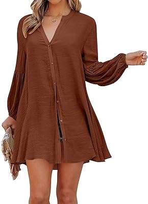 Mini robe à manches longues de couleur unie pour femme. Besoin de faire des économies ? Faites confiance à DIAYTAR COTE D'IVOIRE, la boutique en ligne discount idéale pour toutes vos envies. Parcourez notre gamme complète de produits, allant de la maison à l'électroménager, de l'informatique à la mode et aux gadgets, et découvrez des offres irrésistibles. Achetez en toute confiance, car la satisfaction de nos clients est notre priorité absolue.