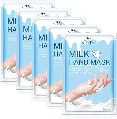 Gants hydratants pour les mains au lait masque rajeunissant enrichi en collagène. Bienvenue chez DIAYTAR COTE D'IVOIRE, la boutique en ligne où vous pouvez trouver tout ce dont vous avez besoin à des prix défiant toute concurrence. Découvrez notre vaste gamme de produits discount, que ce soit des articles pour la maison, de l'électroménager, de l'informatique, de la mode ou des gadgets. Faites des économies sur tous vos achats grâce à DIAYTAR COTE D'IVOIRE .