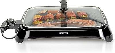 Gril électrique antiadhésif geepas 1600 w avec thermostat réglable intérieur sans. DIAYTAR COTE D'IVOIRE  - La solution idéale pour des achats discount en ligne. Explorez notre gamme complète de produits pour la maison, l'électroménager, l'informatique, la mode et les gadgets, et bénéficiez de tarifs compétitifs. Simplifiez votre expérience d'achat avec notre boutique en ligne conviviale et découvrez des offres imbattables.