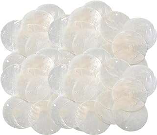 60 coquillages capiz ronds 2 pouces de naturels ronds avec trous pièces blancs pour carillons. Faites des économies sur tous vos achats avec DIAYTAR COTE D'IVOIRE . Notre boutique en ligne vous propose des articles de qualité à prix cassés, que ce soit pour votre maison, l'électroménager, l'informatique ou encore la mode. Ne cherchez plus ailleurs, les meilleures offres discount sont chez nous !