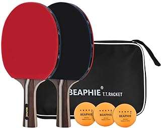 Lot de 2 raquettes de tennis de table professionnelles 5 étoiles pagaie. Besoin de trouver des gadgets originaux et amusants ? DIAYTAR COTE D'IVOIRE est là pour vous proposer une sélection de produits discount qui égayeront votre quotidien. Trouvez des cadeaux uniques pour vos proches ou offrez-vous des articles ludiques qui vous divertiront sans vider votre porte-monnaie. Faites de votre shopping en ligne un moment fun et économique.