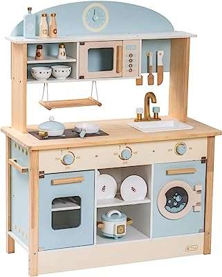 Ensemble de cuisine de jeu en bois robod kids cadeau jouet pour garçons et filles. DIAYTAR COTE D'IVOIRE, votre destination en ligne pour tous les produits discount dont vous avez besoin. Explorez notre large gamme de produits, allant des gadgets de dernière génération aux vêtements à la mode, en passant par les équipements informatiques et bien plus encore, le tout à des prix imbattables.