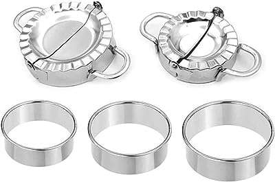 Ensemble de moules à raviolis chinois 5 pièces en acier inoxydable et 3. Faites des économies sans compromis sur la qualité avec DIAYTAR COTE D'IVOIRE  ! Trouvez tout ce dont vous avez besoin, de l'électroménager aux gadgets high-tech en passant par les accessoires de mode, le tout à des prix défiant toute concurrence. Visitez notre boutique en ligne et découvrez un large choix de produits discount pour améliorer votre quotidien.