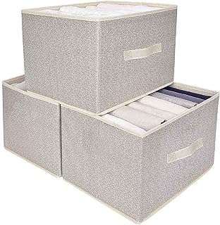 Boîte de rangement pour étagère amateur bacs en tissu avec poignées. Ne payez pas le prix fort lorsque vous pouvez obtenir des produits discount de qualité chez DIAYTAR COTE D'IVOIRE  ! Notre boutique en ligne généraliste regorge d'offres incroyables pour la maison, l'électroménager, l'informatique et la mode. Faites des économies dès maintenant et découvrez notre sélection à prix réduits.