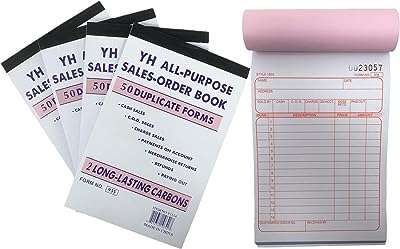 Carnet de commandes de vente en double autocopiant paquet de 10 (paquet de 50. Préparez-vous à des économies massives avec DIAYTAR COTE D'IVOIRE . Nous offrons une sélection variée de produits discount, allant des articles ménagers aux gadgets en passant par l'électronique et la mode. Achetez intelligemment et profitez de prix avantageux sur tous vos achats chez nous.