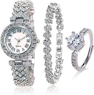 Montre pour femme coffret cadeau bijou élégant bague bracelet en diamant. DIAYTAR COTE D'IVOIRE, la référence du shopping à petits prix en ligne ! Parcourez notre sélection impressionnante de produits discount, allant de l'ameublement à l'électroménager, de la mode aux gadgets. Ne sacrifiez pas votre budget pour vous faire plaisir, choisissez notre boutique en ligne pour des économies garanties sur les articles de qualité.