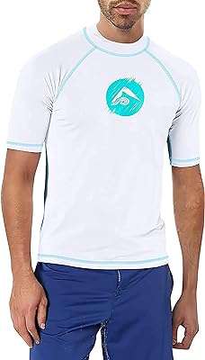 Maillot de bain à manches courtes echo upf 50+ pour hommes. DIAYTAR COTE D'IVOIRE  - le secret des bonnes affaires en ligne. Simplifiez vos achats et réalisez des économies substantielles grâce à notre sélection éclectique comprenant des articles pour votre maison, des gadgets high-tech, des produits informatiques et des vêtements branchés, tous à des prix imbattables.