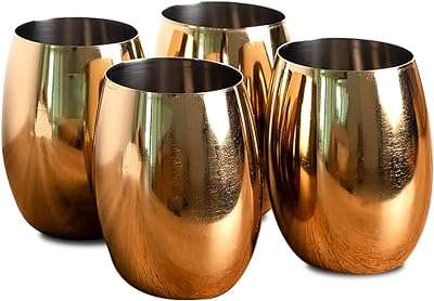 Bia ensemble de verres dorés (lot de 2). DIAYTAR COTE D'IVOIRE, la boutique en ligne où vous trouverez tout ce dont vous avez besoin à petit prix ! Profitez de notre sélection discount de produits pour la maison, l'électroménager, l'informatique, la mode et les gadgets, sans pour autant compromettre la qualité. Faites de bonnes affaires tout en profitant d'une expérience de shopping pratique et sécurisée.