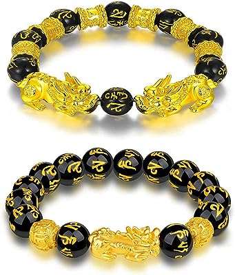   2pcs bracelets d'amulette feng shui pour hommes et femmes avec la bête. À la recherche de bons plans ? DIAYTAR COTE D'IVOIRE  est là pour vous ! Explorez notre sélection discount de produits pour la maison, l'électroménager et l'informatique, ainsi que des vêtements à la mode et des gadgets abordables. Des économies garanties sur tous vos achats en ligne !