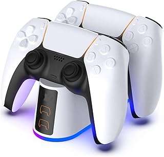 Chargeur de manette ps5 station de charge rapide compatible playstation 5 support 5 avec indicateur. Faites des économies sur tous les fronts avec DIAYTAR COTE D'IVOIRE . Parcourez notre boutique en ligne et trouvez tout ce dont vous avez besoin, des appareils électroménagers dernier cri aux vêtements à la mode, en passant par les gadgets high-tech, le tout à des prix imbattables.