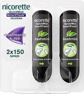 Nicorette smart track 1mg spray oral nicotine menthe fraîche 2 x 150 sprays par quickmist. Plongez dans l'univers des bonnes affaires avec DIAYTAR COTE D'IVOIRE  ! Notre boutique en ligne vous propose une sélection de produits discount dans différents domaines, allant des indispensables de la maison aux dernières tendances en matière de mode et de technologie. Naviguez à travers notre catalogue et profitez d'offres à ne pas manquer.