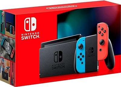 Autonomie prolongée de la batterie nintendo switch avec manette joy con bleu néon et rouge. DIAYTAR COTE D'IVOIRE  - Votre destination en ligne pour des offres discount sur tout ! Parcourez notre vaste sélection de produits pour équiper votre maison avec des électroménagers, des articles de mode tendance et même des gadgets technologiques, le tout à des prix incroyables. Ne manquez pas nos super promotions et économisez dès aujourd'hui !