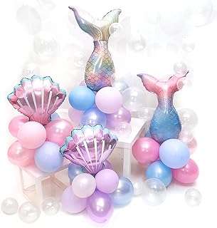 Décorations de fête de sirène décorations d'anniversaire ballons fournitures pour filles ballons en latex et aluminium. À la recherche de bonnes affaires ? DIAYTAR COTE D'IVOIRE  vous offre une large gamme de produits discount pour la maison, l'électroménager, l'informatique, la mode et les gadgets. Profitez de prix imbattables sans sacrifier la qualité !
