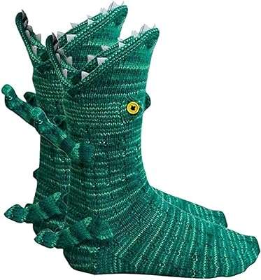 Chaussettes tricotées unisexes motif créatif de requin et de crocodile chaussettes de sol chaudes d'hiver en laine. DIAYTAR COTE D'IVOIRE, votre partenaire de shopping discount en ligne, regroupe une large gamme de produits à prix cassés pour tous les amateurs de bonnes affaires. Faites des économies sur vos achats de la maison à l'électroménager, de l'informatique à la mode, grâce à DIAYTAR COTE D'IVOIRE !