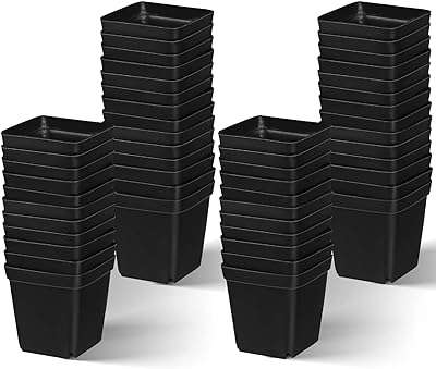 Yardoy 50pcs petits pots de plantes carrés pour cultiver des succulentes. Faites des économies intelligentes avec DIAYTAR COTE D'IVOIRE  ! Découvrez notre assortiment discount de produits pour la maison, l'électroménager, l'informatique, la mode et les gadgets. Profitez de prix réduits sans compromis sur la qualité, et offrez-vous tout ce dont vous avez besoin à petit prix.