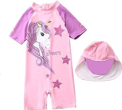 Maillot de bain une pièce avec chapeau de soleil licorne pour bébé. Faites de bonnes affaires dès aujourd'hui avec DIAYTAR COTE D'IVOIRE  ! Parcourez notre boutique en ligne généraliste où vous trouverez une large gamme de produits discount, des articles pour la maison à l'électroménager, en passant par l'informatique et la mode. Profitez de nos prix compétitifs et offrez-vous des produits de qualité à moindre coût.