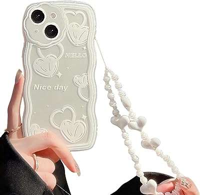 Coque nitetop compatible avec iphone 14 motif d'amour mignon avec bracelet brodé en forme de cœur. Vous recherchez des produits discount de qualité garantie ? Ne cherchez plus ! DIAYTAR COTE D'IVOIRE  propose une vaste sélection d'articles de maison, d'électronique, d'informatique, de mode et bien plus encore, le tout à des prix compétitifs pour satisfaire tous vos besoins.