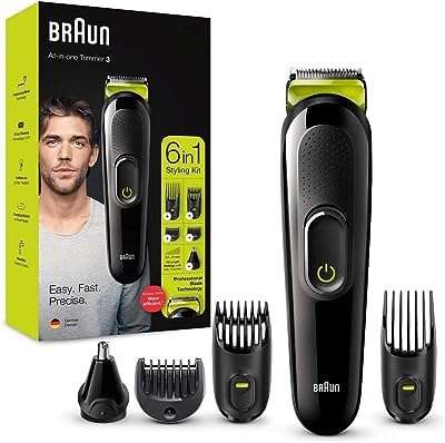 Braun series 3 kit de toilettage tout en un 6 en 1 pour homme avec tondeuse. DIAYTAR COTE D'IVOIRE  réinvente vos achats en ligne en vous proposant une gamme incroyablement diverse de produits à prix réduits. Parcourez notre boutique en ligne et découvrez des articles discount pour la maison, l'électroménager, l'informatique, la mode et les gadgets, tout en réalisant d'importantes économies. Offrez-vous le meilleur sans vous ruiner grâce à notre sélection soigneusement choisie pour satisfaire tous vos besoins.