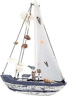 Ikdon modèle de voilier en bois mouette coquillage cadeau nautique décoration table pour la maison. Faites des bonnes affaires avec DIAYTAR COTE D'IVOIRE, la référence en matière de produits discount. Notre boutique en ligne propose tout, des appareils électroménagers aux gadgets dernier cri, en passant par les vêtements branchés. Profitez de nos offres exceptionnelles et économisez sur tous vos achats.