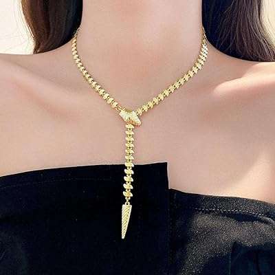 Goodrn colliers personnalisés pour femmes pendentif serpent rétractable à courbure réglable chaîne de cou. Faites des économies intelligentes avec DIAYTAR COTE D'IVOIRE . Parcourez notre boutique en ligne et trouvez des opportunités incroyables pour équiper votre maison, rester à la pointe de la technologie et vous habiller avec style, le tout à des tarifs défiant toute concurrence.