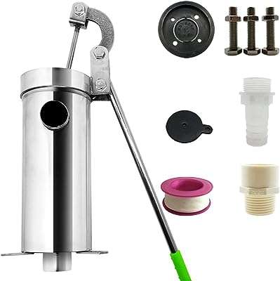 Pompe à eau manuelle pour puits profonds pompe d'agitateur en acier inoxydable diamètre de la. DIAYTAR COTE D'IVOIRE  - Votre fournisseur en ligne pour des produits de qualité à des prix discount. Explorez notre boutique en ligne pour trouver des offres incroyables sur des articles allant des accessoires de mode aux appareils électroniques, en passant par les produits de jardinage et les jouets pour enfants.