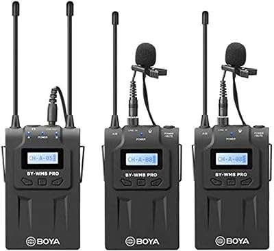 Récepteur de microphone sans fil double canal boya uhf + émetteur. DIAYTAR COTE D'IVOIRE  : la boutique en ligne qui révolutionne votre façon de consommer. Découvrez un large choix de produits discount, de l'électroménager à l'informatique, en passant par la mode et les gadgets, et bénéficiez de prix imbattables sans sacrifier la qualité. Rendez-vous sur notre site dès maintenant et faites-vous plaisir à petits prix !