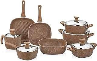Ensemble de mariage powerline en granit marron saflon 13 pièces... (sf66403br). Découvrez DIAYTAR COTE D'IVOIRE, la référence en ligne pour des achats discount. Trouvez tout ce dont vous avez besoin, des articles de maison aux dernières innovations technologiques, sans vous ruiner. Avec notre sélection variée et nos prix compétitifs, vous êtes sûr de trouver les meilleures affaires.