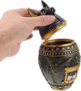 Vumez.ensemble de pots à baldaquin égyptien figurine de pharaon égyptien antique statue. Faites des économies intelligentes avec DIAYTAR COTE D'IVOIRE  - la boutique en ligne qui réunit tous vos besoins essentiels à des prix imbattables. Explorez notre vaste gamme de produits de la maison, de l'électroménager à l'informatique en passant par la mode et les gadgets, et découvrez comment prendre soin de votre budget sans faire de compromis sur la qualité.