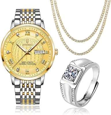 Montre à quartz pour hommes bracelet en acier inoxydable classique et élégant. DIAYTAR COTE D'IVOIRE  is revolutionizing the way you shop online by offering a wide selection of discounted products under one virtual roof. From top-notch household appliances to high-tech electronics, trendy fashion items, and innovative gadgets, our store ensures you find the best deals on quality products for every aspect of your life.