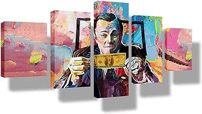 Impression sur toile le loup de wall street 5 panneaux leonardo. Envie de faire de bonnes affaires ? Optez pour DIAYTAR COTE D'IVOIRE, votre destination en ligne pour des produits discount de la maison à l'informatique, vous offrant des réductions exclusives sur une large sélection d'articles.