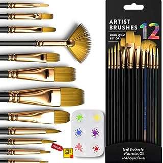 12 pièces ensemble de pinceaux de peinture acrylique d'artiste pour visage nail. DIAYTAR COTE D'IVOIRE  - L'adresse incontournable des chasseurs de bonnes affaires en ligne. Découvrez notre large gamme de produits à prix discount, allant des gadgets innovants aux appareils électroménagers dernier cri. Faites des économies sans sacrifier vos envies !