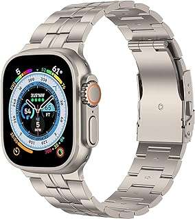 Bracelet de montre medline en métal titane compatible avec apple watch. DIAYTAR COTE D'IVOIRE, le choix intelligent pour des acheteurs avisés. Parcourez notre vaste collection de produits à prix réduits, allant des articles ménagers aux gadgets futuristes, pour des achats malins en un clic.